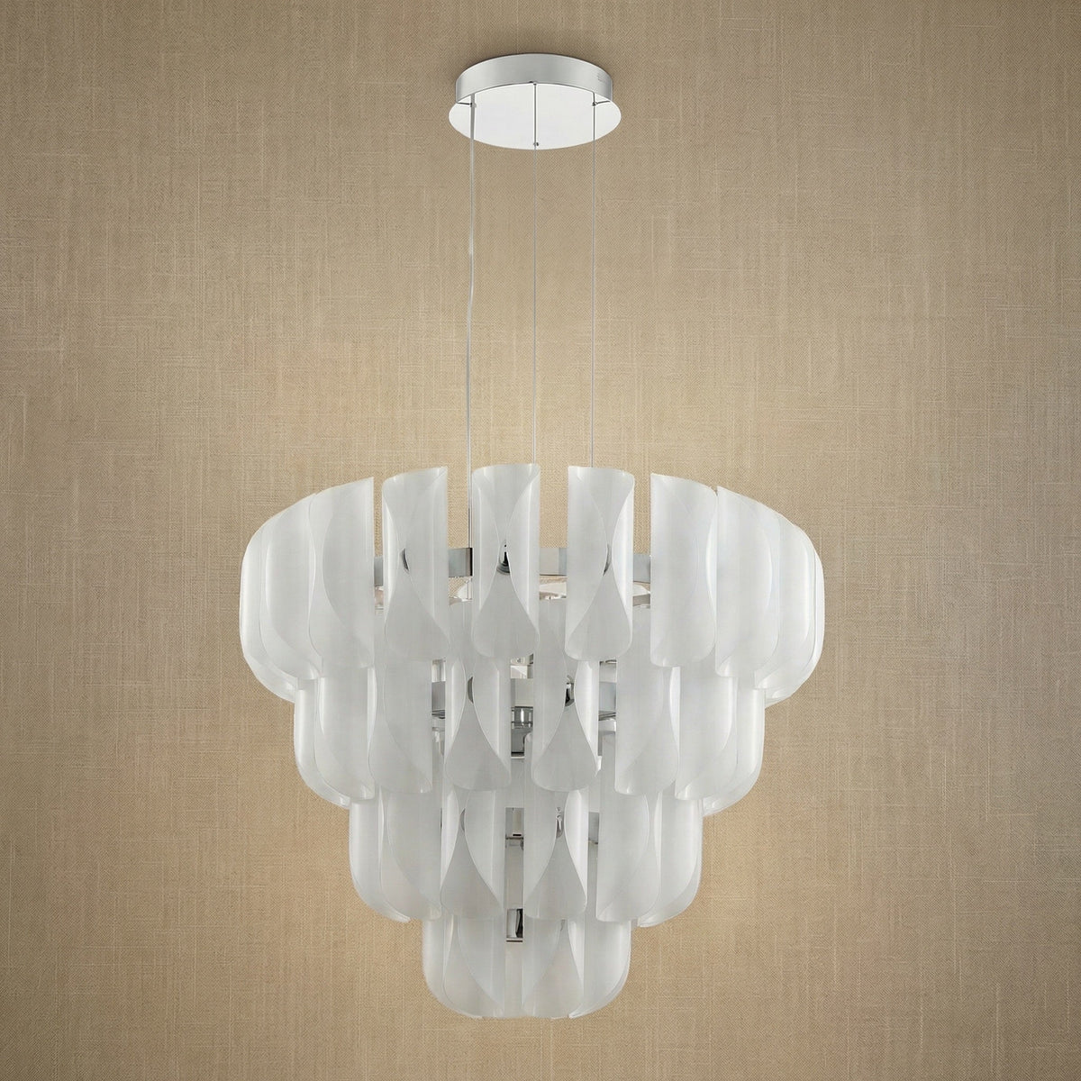 Living Room Chandelier in a dining room