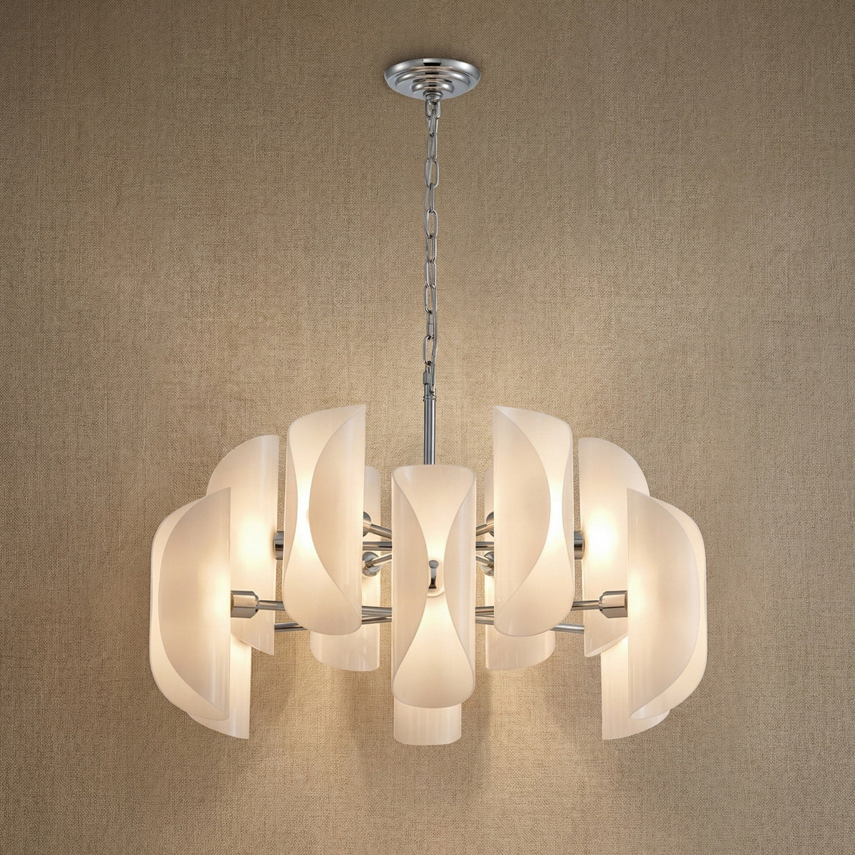 Living Room Chandelier Modern in gold