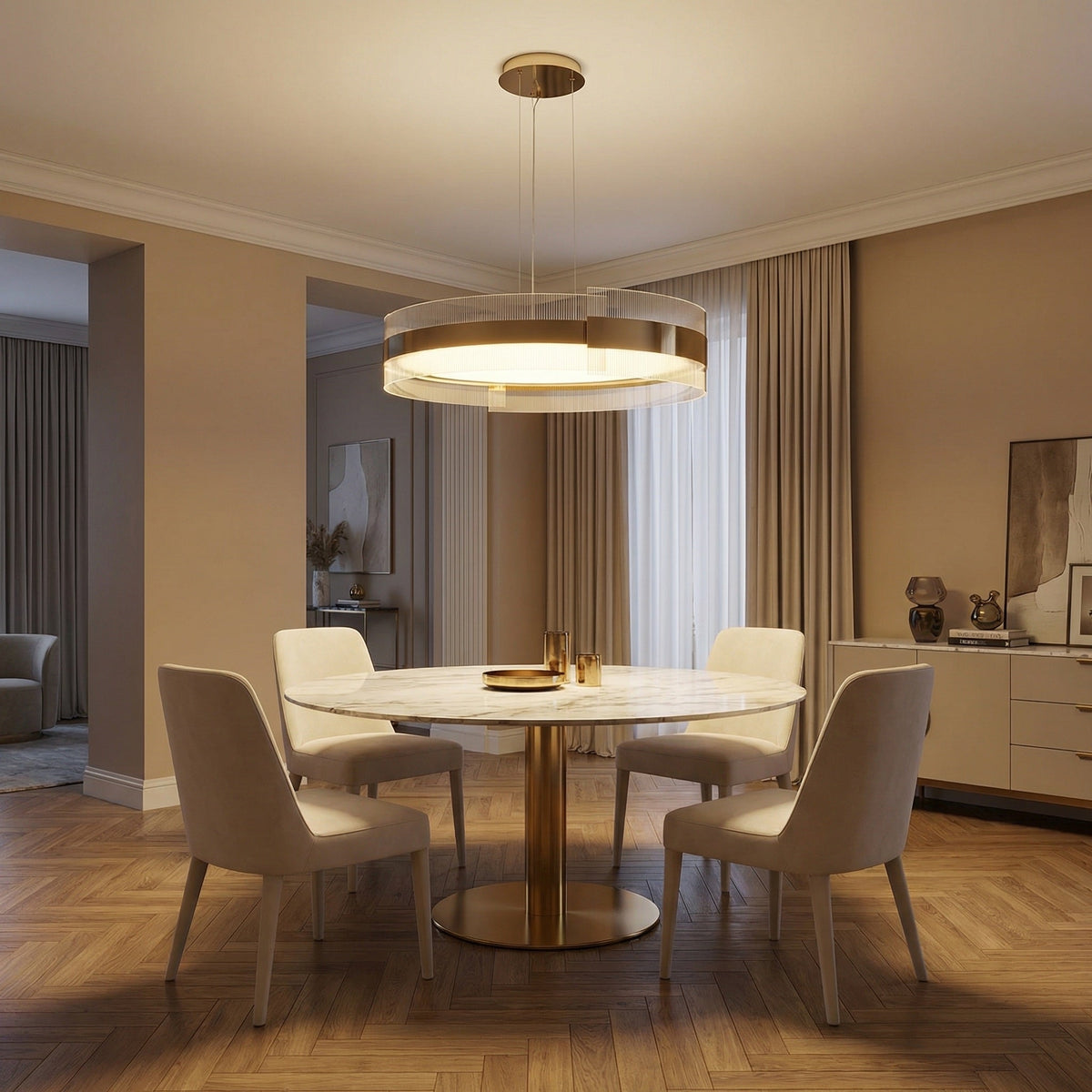 Yiosi Series Acrylic Pendant Light - scene-1