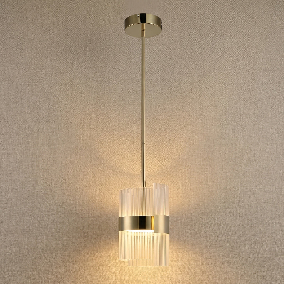 Yiosi Series Acrylic Pendant Light - 8" (Dia 200mm)