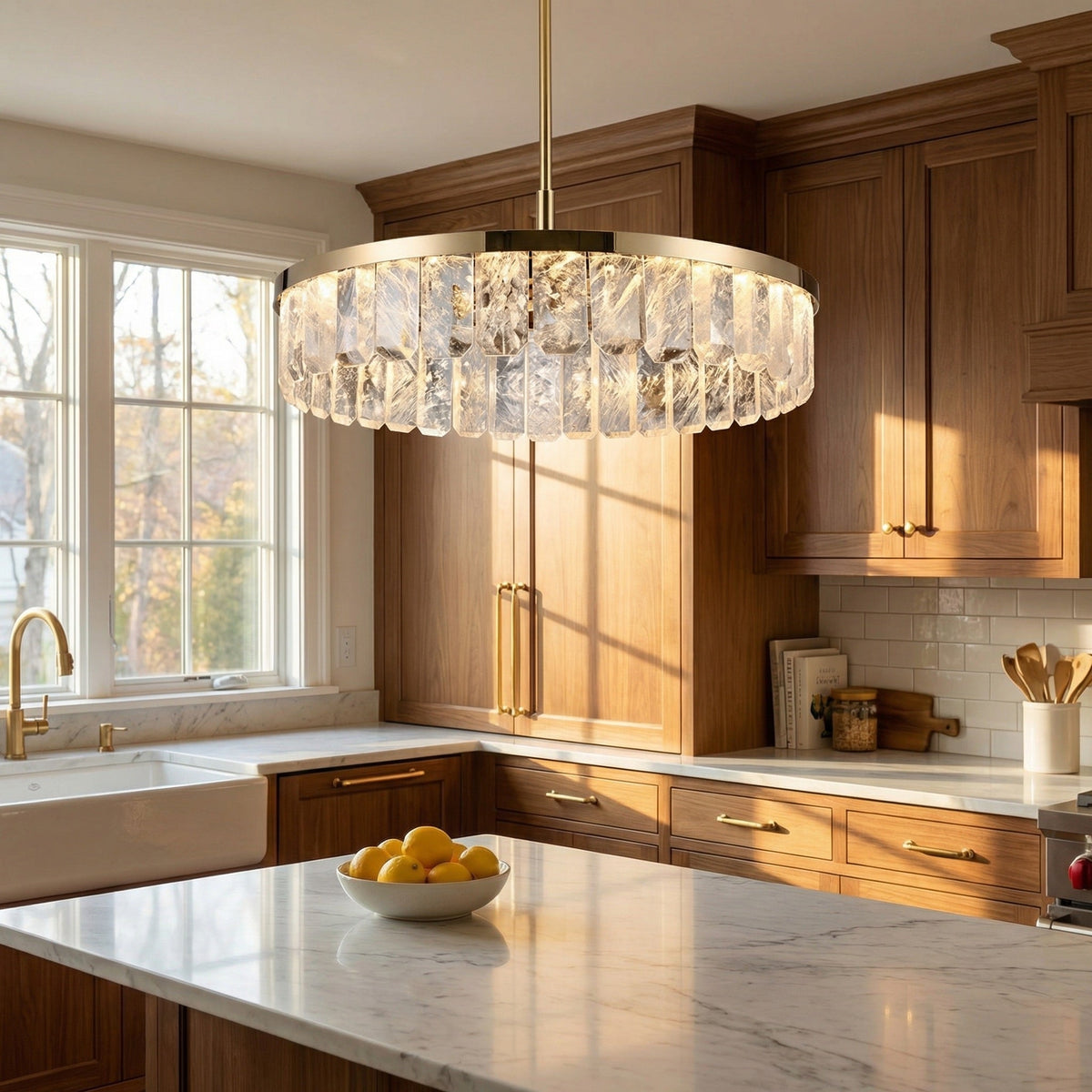 Yiosi Series Crystal Pendant Light Style B - scene-2