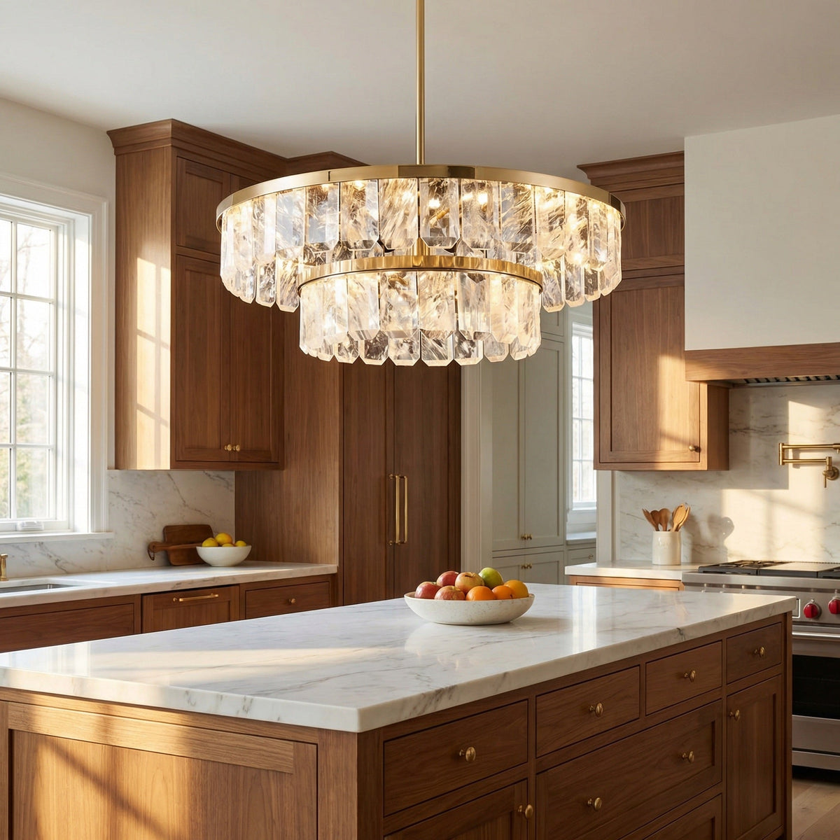 Yiosi Series Crystal Pendant Light Style B - scene-2