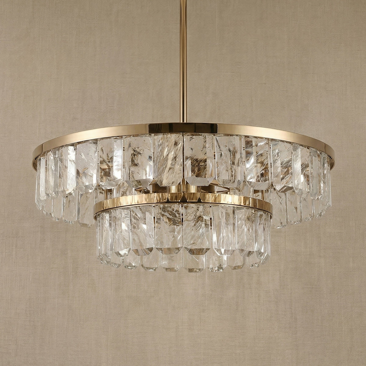 Yiosi Series Crystal Pendant Light Style B - dark