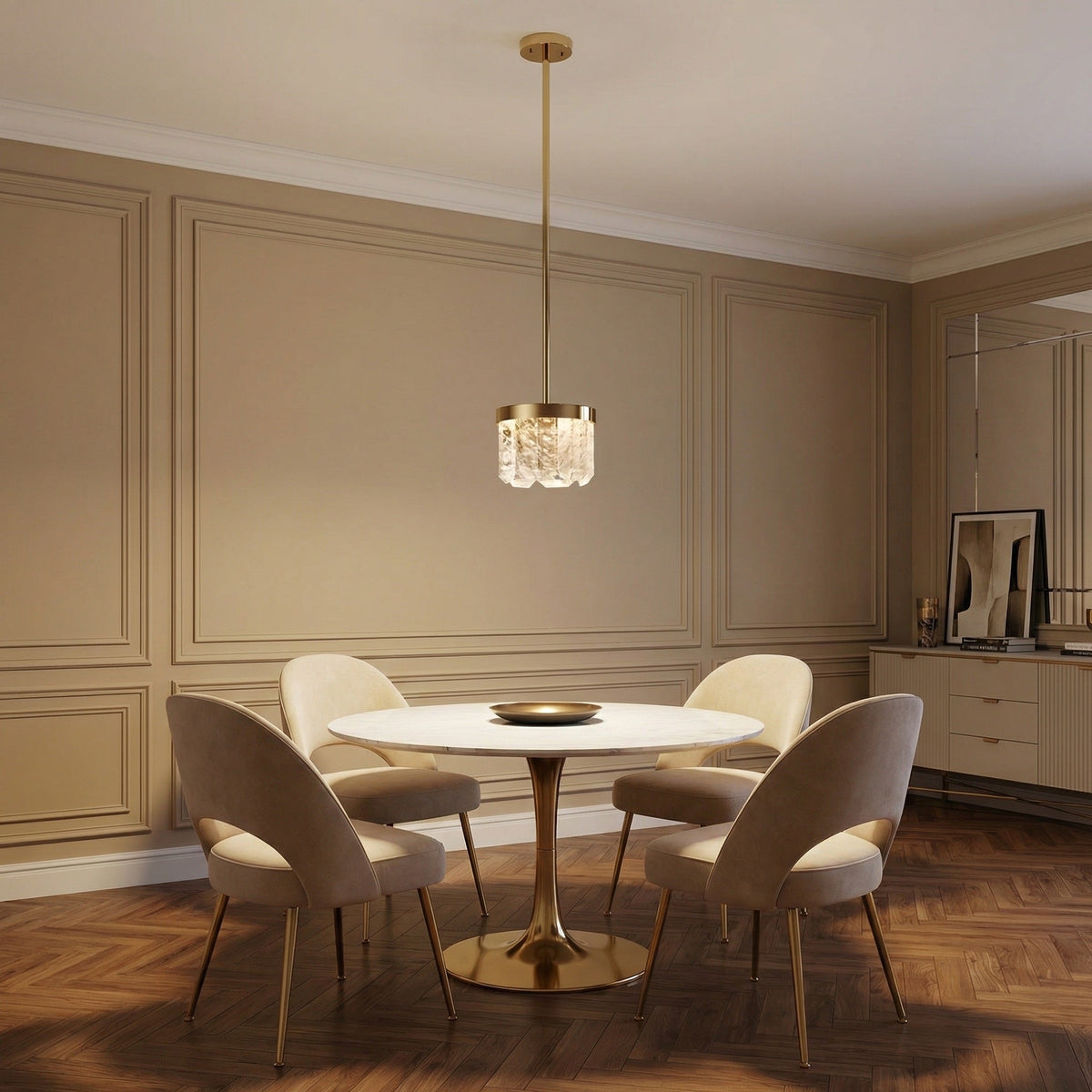 Yiosi Series Crystal Pendant Light Style B - scene-1
