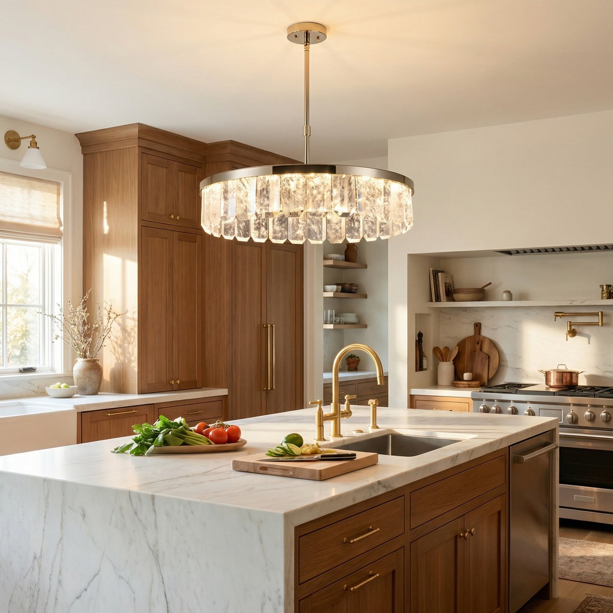 Yiosi Series Crystal Pendant Light Style B - scene-2