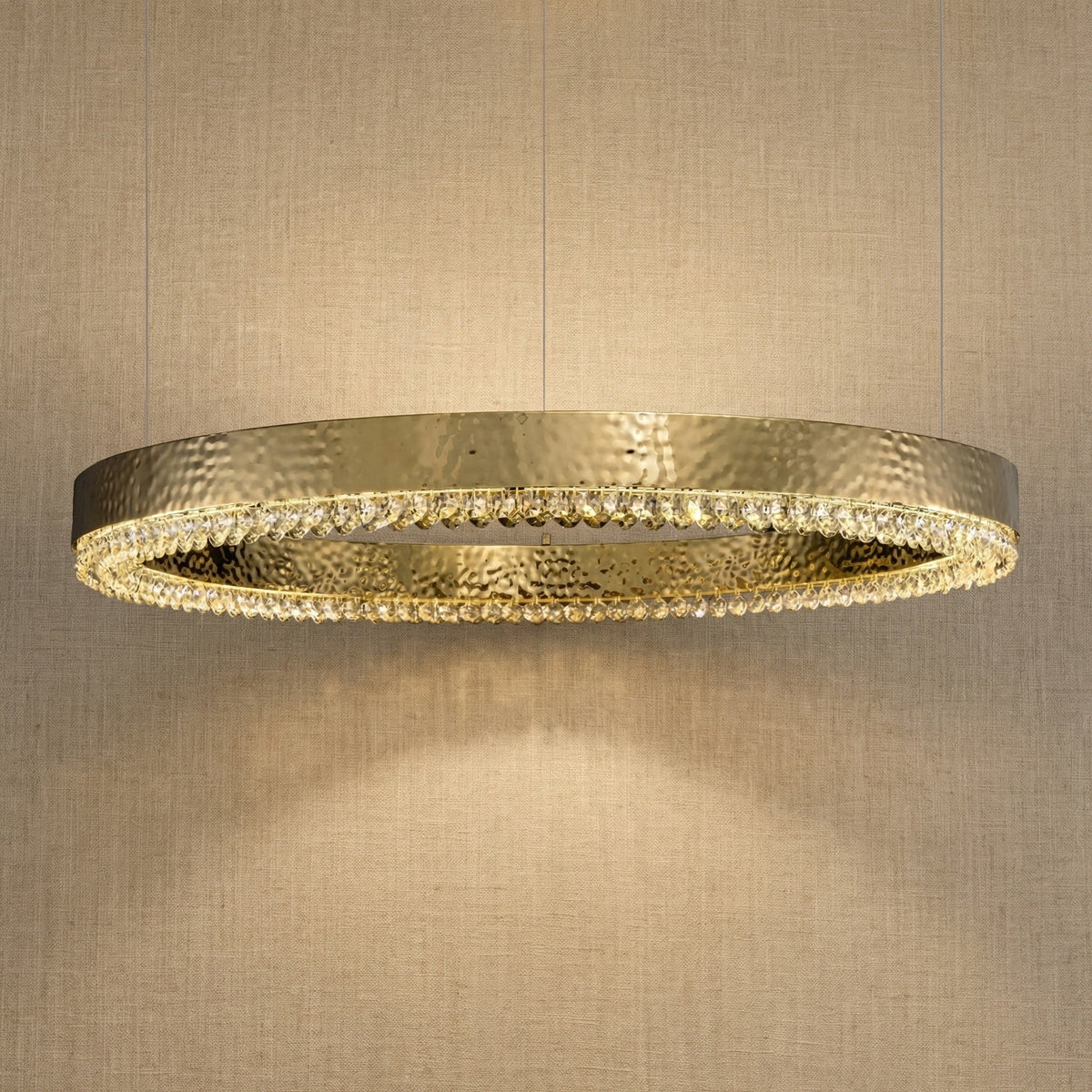 Yiosi Series Crystal Pendant Light Style G - 31" (Dia 800mm)