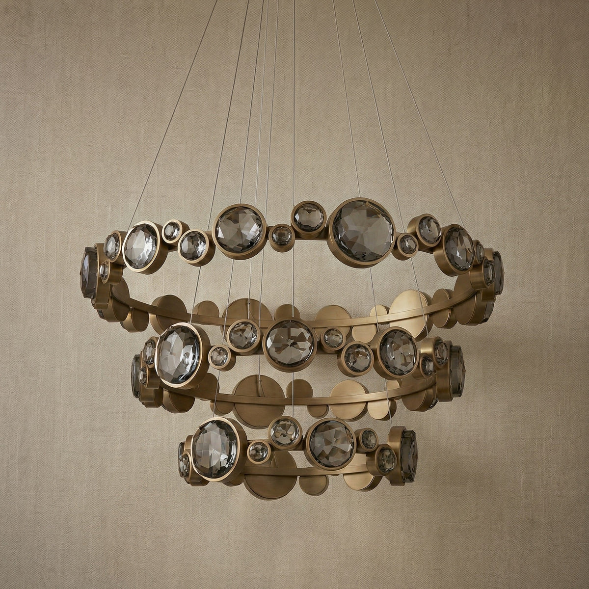 Yiosi Series Crystal Pendant Light Style K - dark