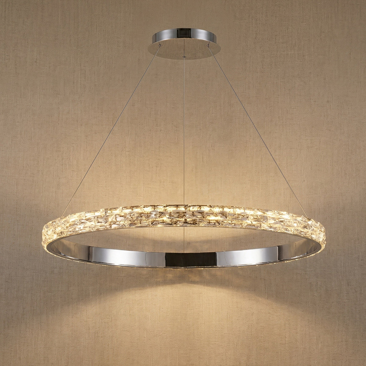 Yiosi Series Crystal Pendant Light Style L - 43" (Dia 1080mm)