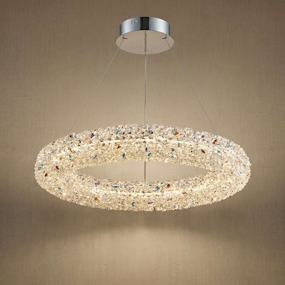 Yiosi Series Crystal Pendant Light Style P - 31" (Dia 800mm)