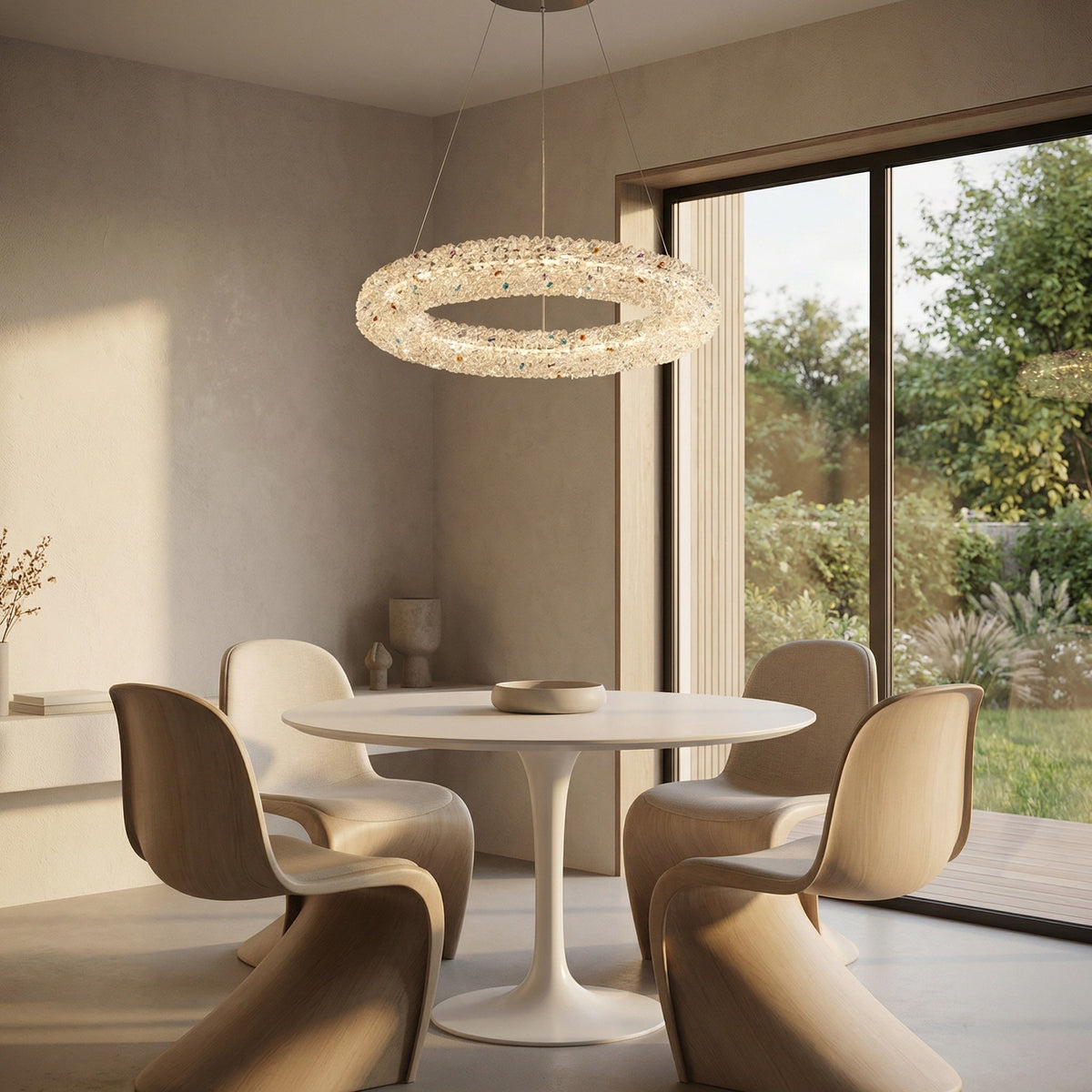Yiosi Series Crystal Pendant Light Style P - scene-2