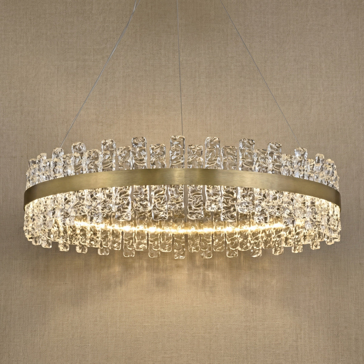 Yiosi Series Glass Pendant Light Style D - 31" (Dia 800mm)