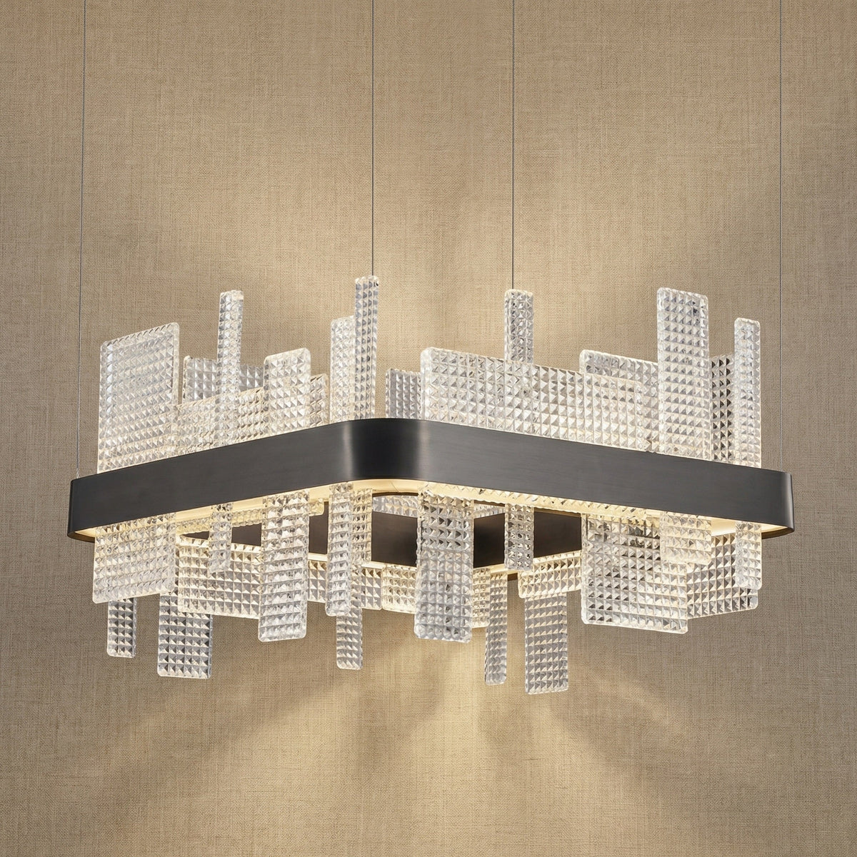 Yiosi Series Glass Pendant Light Style L - 20" (Dia 500mm)