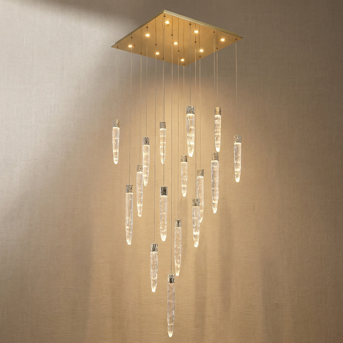 Yiosi Series Grand Metal Pendant Light - 31" (Dia 800mm)