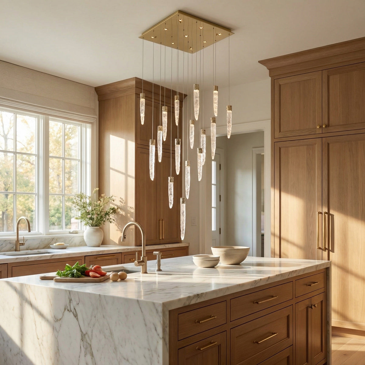 Yiosi Series Grand Metal Pendant Light - scene-2