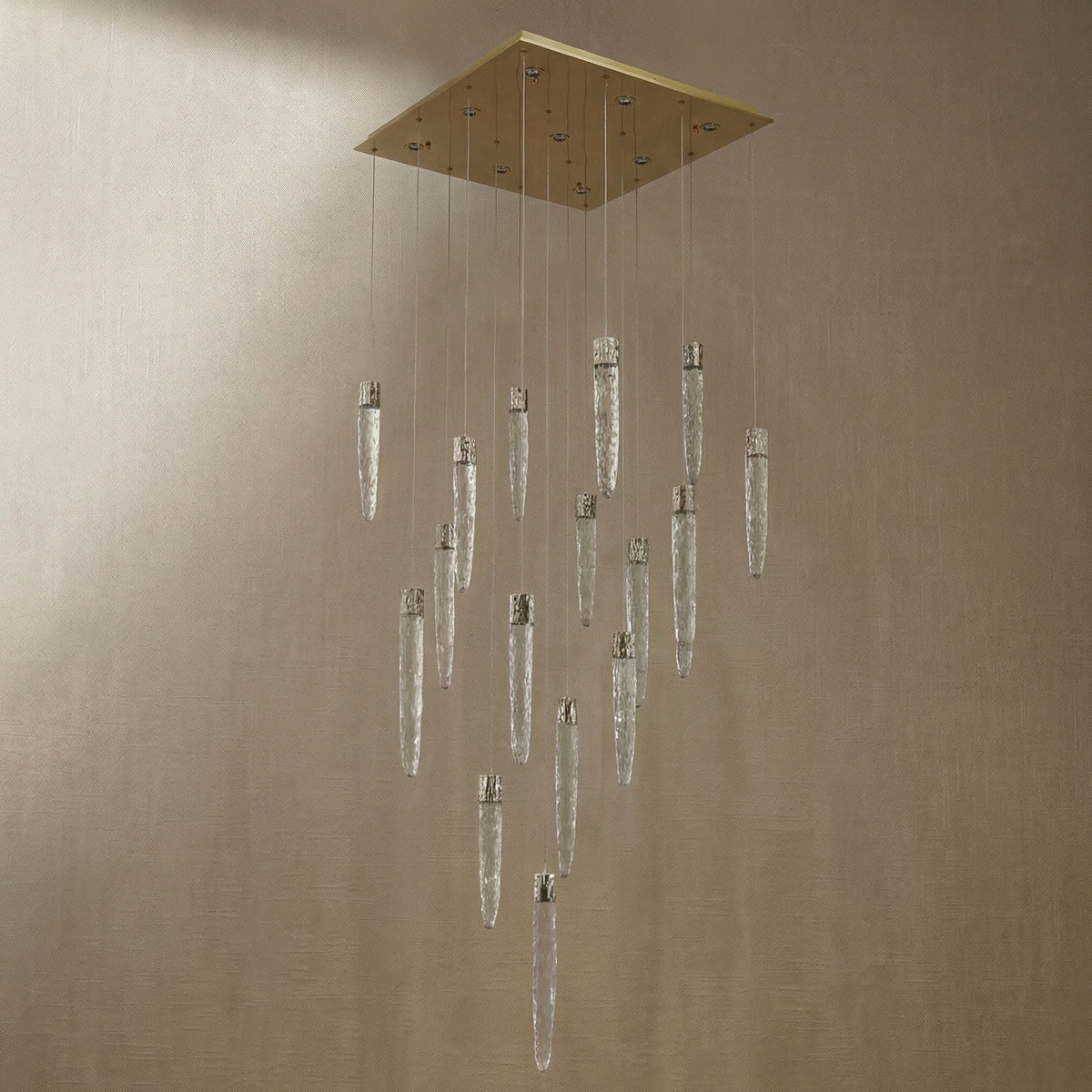 Yiosi Series Grand Metal Pendant Light - dark