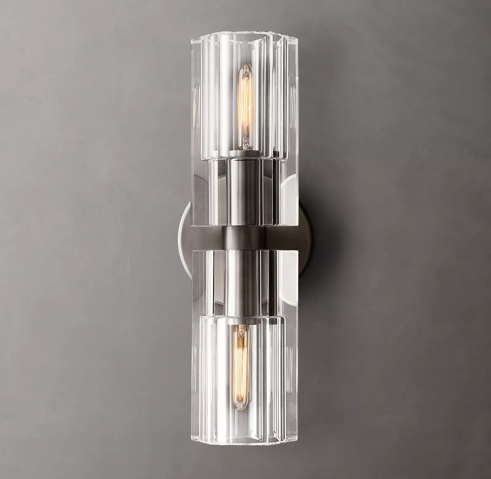 AKZONE Crystal Linear Wall Sconce 13"H