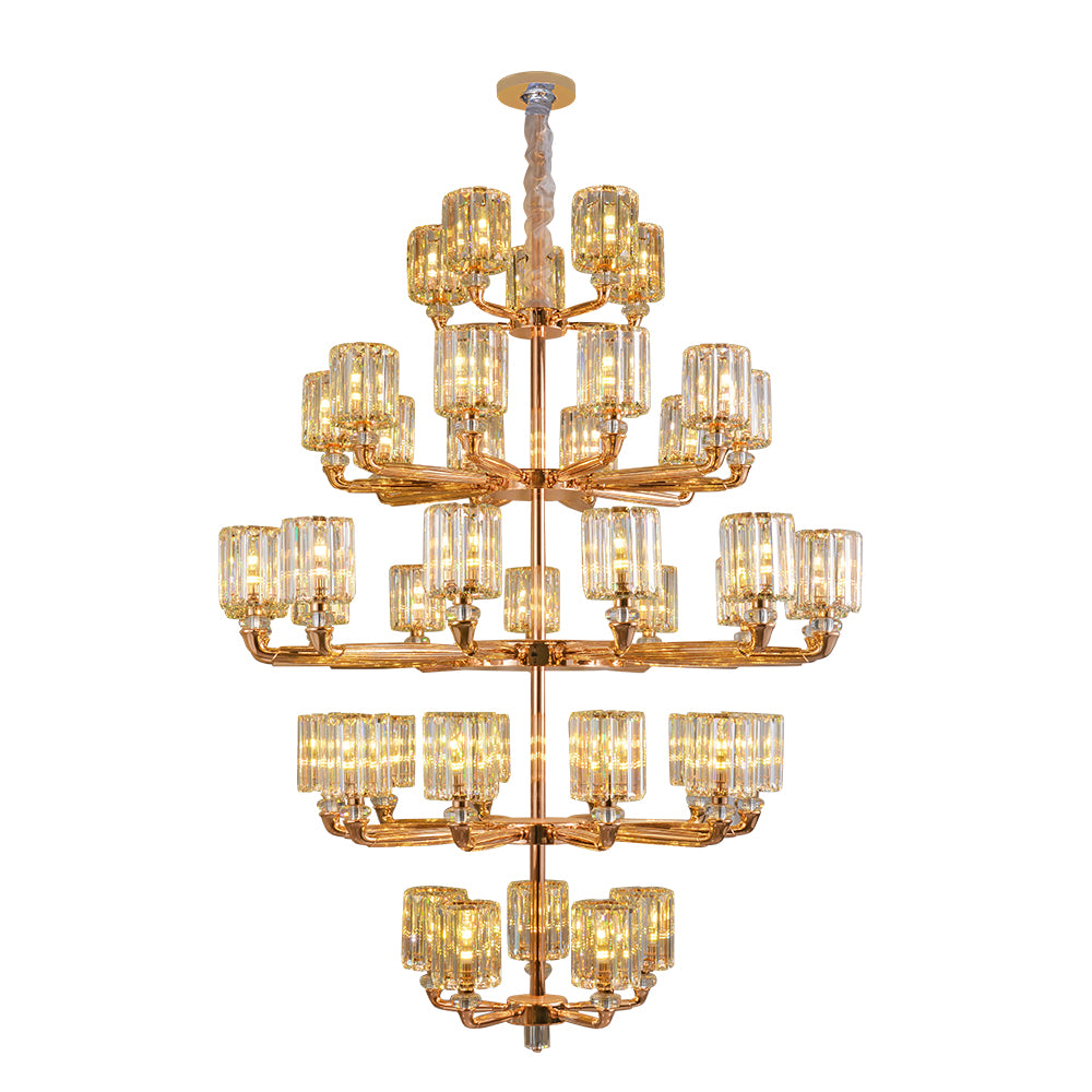 American Style Chandelier With Crystal Glass Shade For Living Room,Dining Room, Kitchen,Bedroom