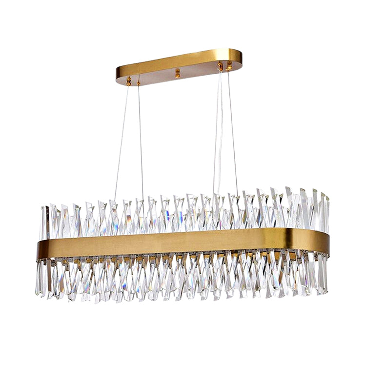 Arsenio Oval Crystal Chandelier