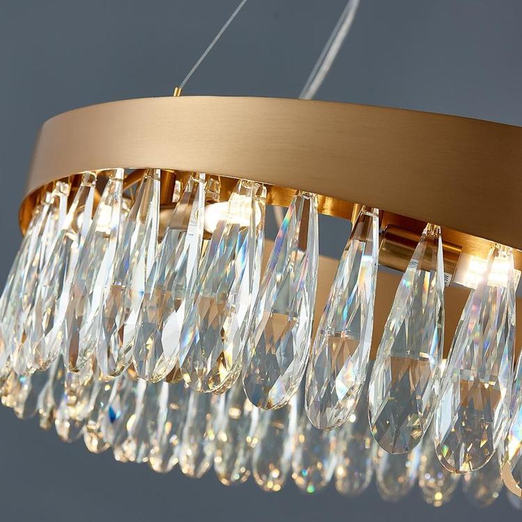 Arian Oval Crystal Chandelier