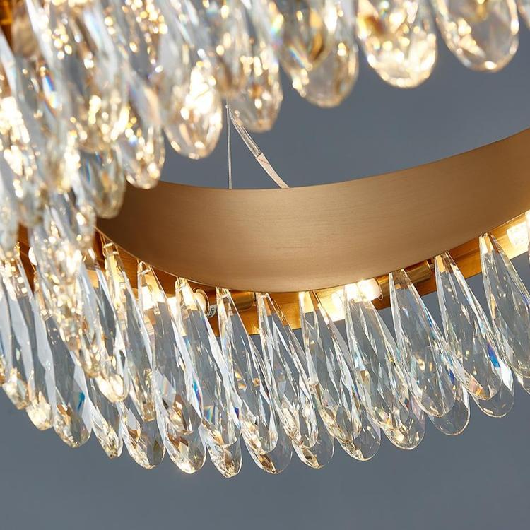 Arian Oval Crystal Chandelier