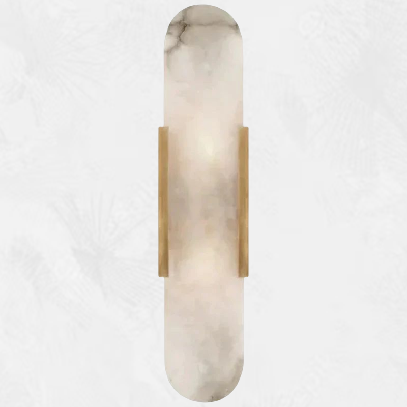Culoud Elongated Alabaster Wall Sconce