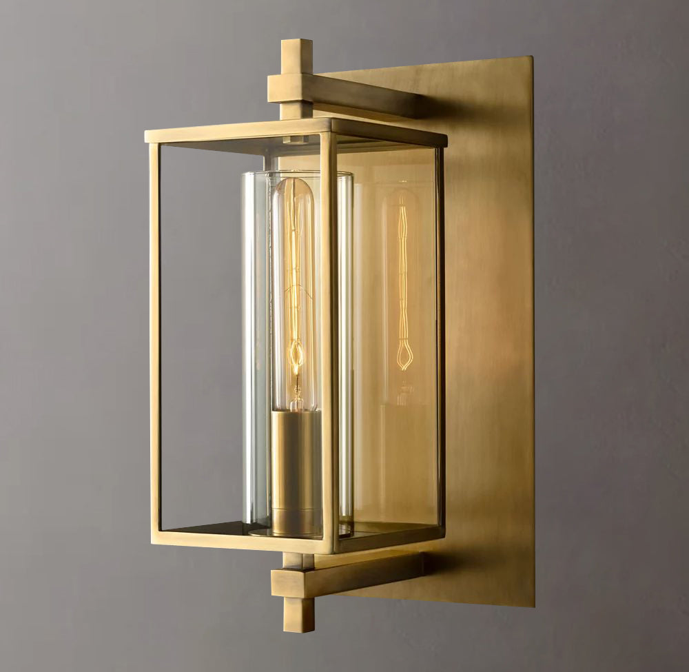 Glass Square Sconece Wall Sconce