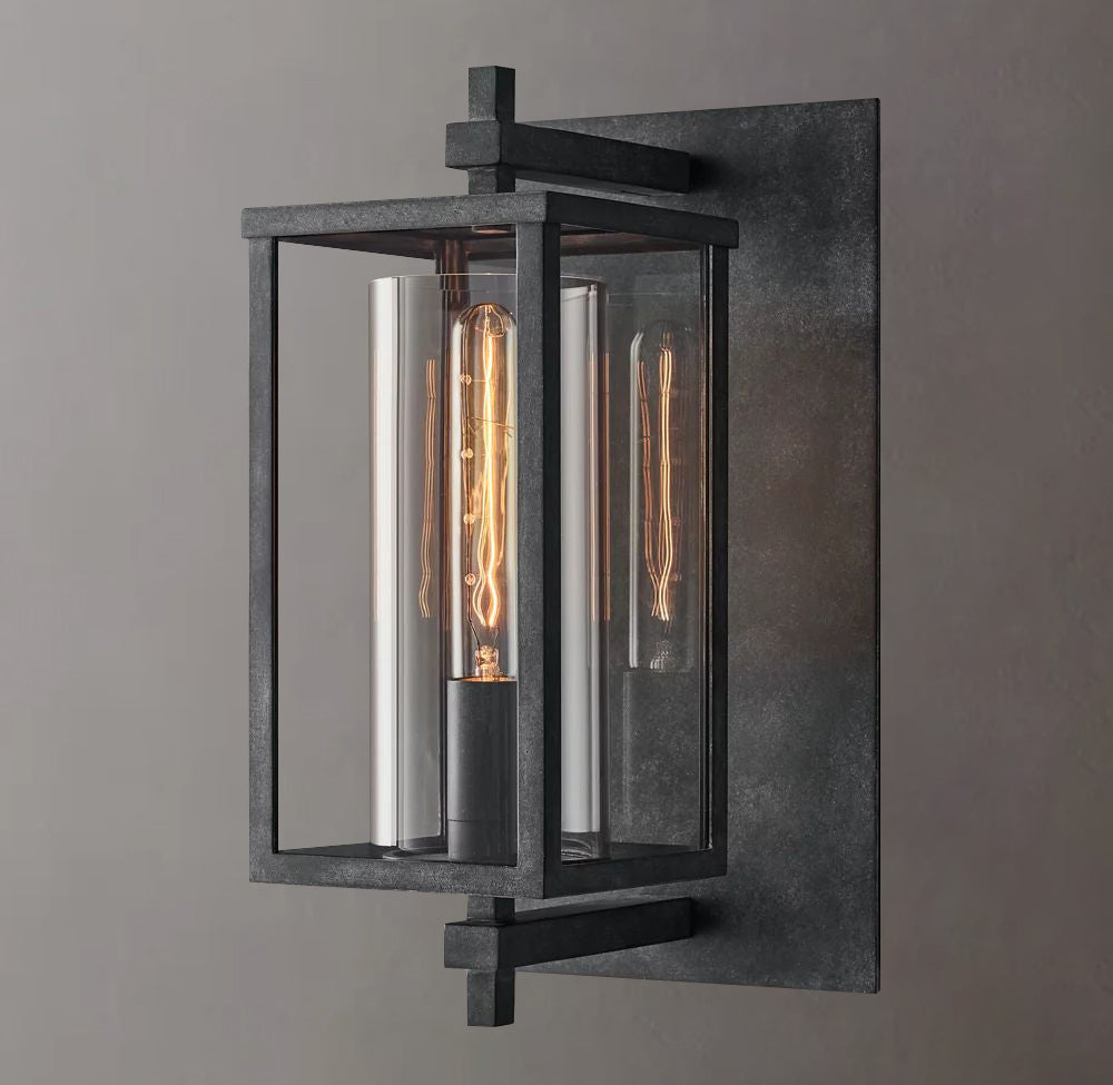 Glass Square Sconece Wall Sconce